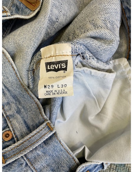 LEVI'S 501 VINTAGE SECOND HAND UPCYCLING MADE IN USA