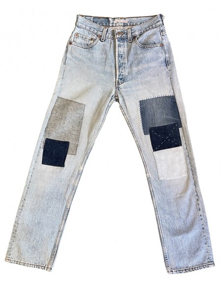 LEVI'S 501 VINTAGE SECOND HAND UPCYCLING MADE IN USA
