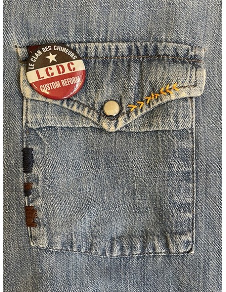 CHEMISE DENIM 1 HAND STITCH