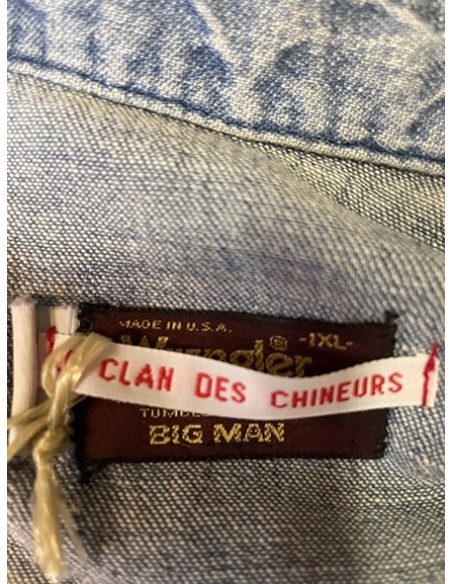 CHEMISE DENIM 1 HAND STITCH