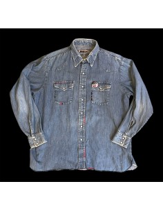 CHEMISE DENIM 1 HAND STITCH 2
