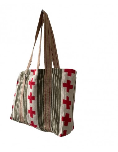 TOG BAG CROSS RAYURE KAKI