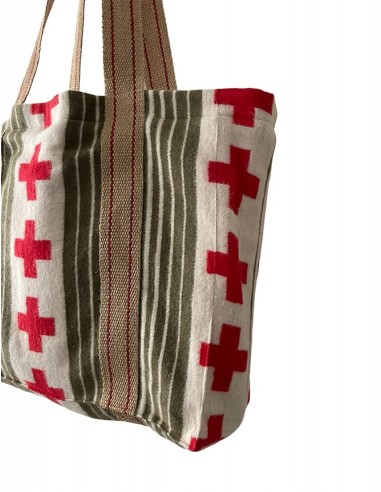 TOG BAG CROSS RAYURE KAKI