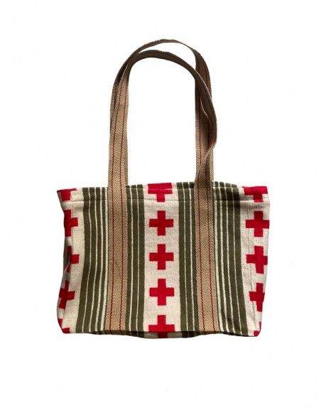 TOG BAG CROSS RAYURE KAKI