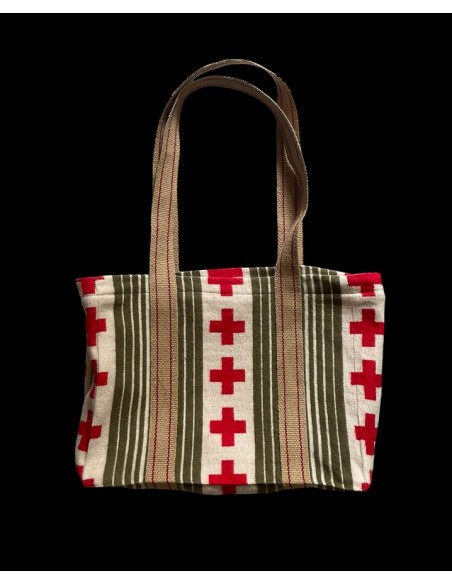 TOG BAG CROSS RAYURE KAKI