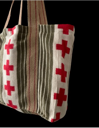 TOG BAG CROSS RAYURE KAKI