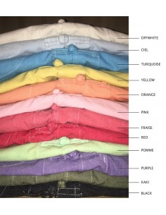 VESTE BLEU DE CHINE COULEURS 2