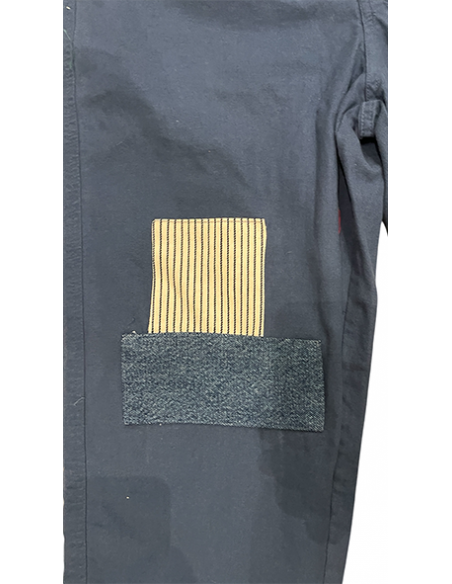 PANTALON BLEU DE CHINE PATCH N°2