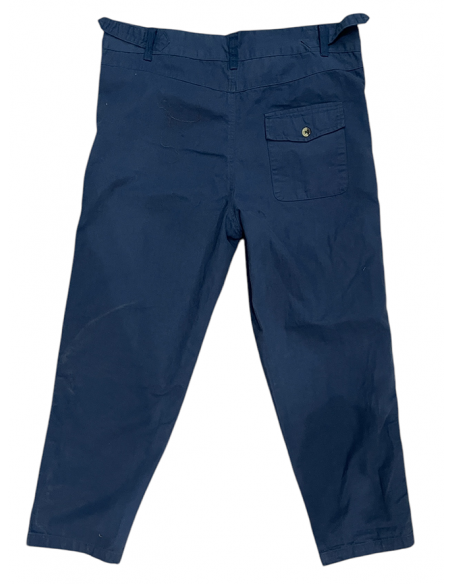 PANTALON BLEU DE CHINE PATCH N°2
