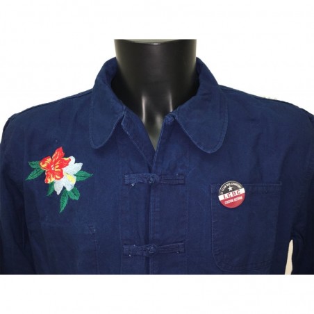 VESTE BLEU DE CHINE HAWAI VESTE BLEU DE CHINE HAWAI