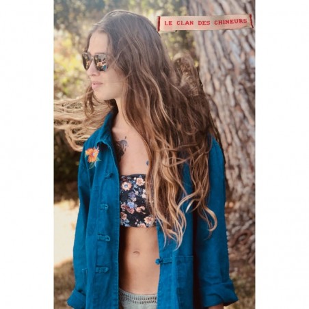 VESTE BLEU DE CHINE HAWAI