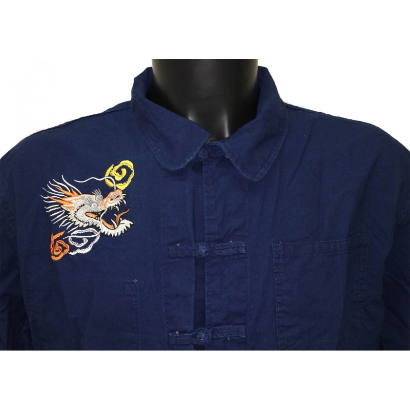 VESTE BLEU DE CHINE DRAGON