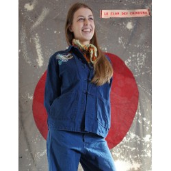 VESTE BLEU DE CHINE DRAGON