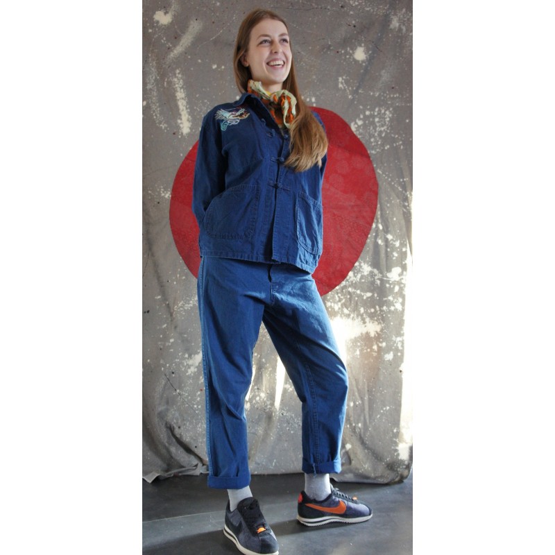 VESTE BLEU DE CHINE DRAGON