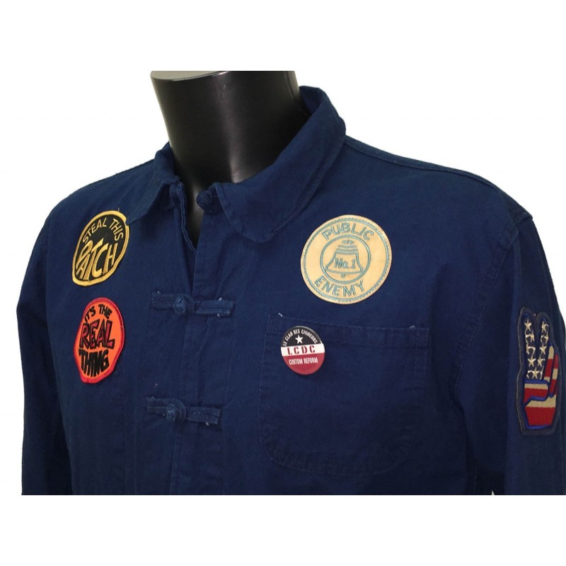 VESTE BLEU DE CHINE PATCH