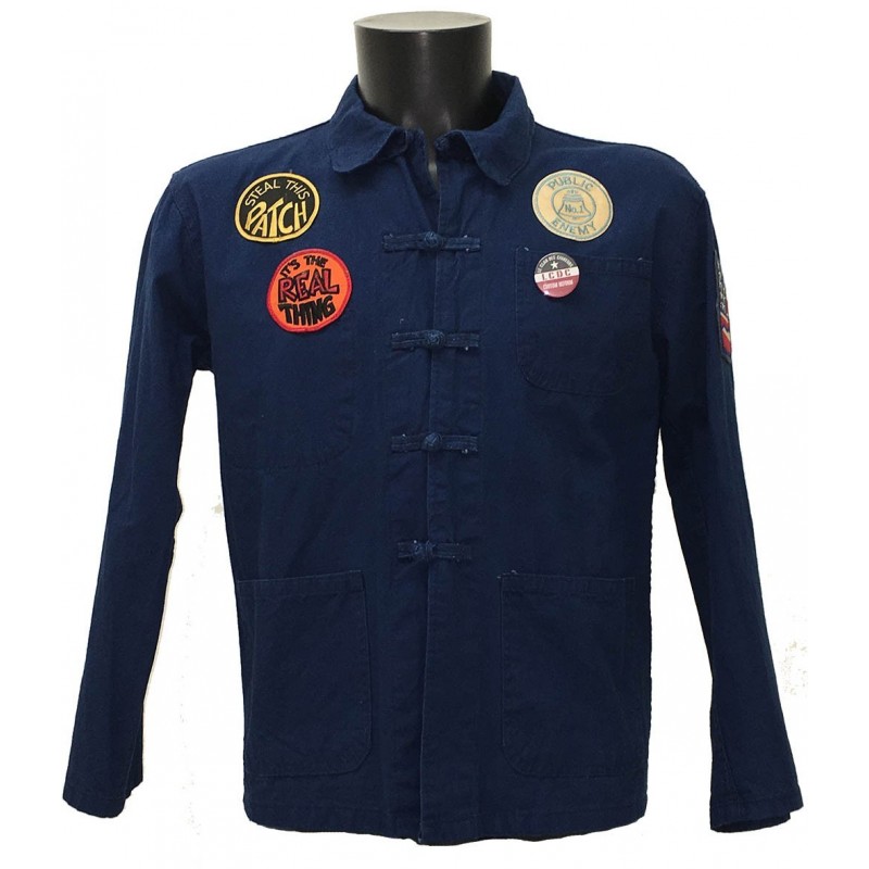 VESTE BLEU DE CHINE PATCH
