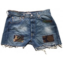 DENIM SHORT PATCH CAMO