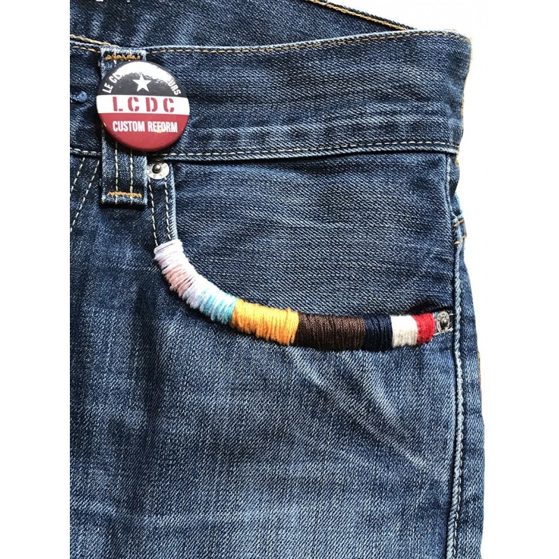 DENIM SKIRT  HAND STITCH