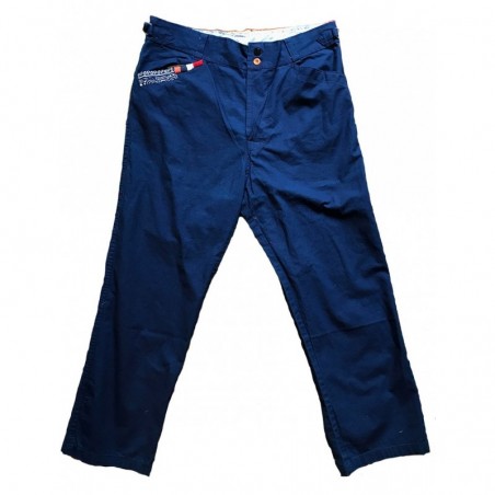 PANTALON BLEU DE CHINE BANDANS HAND STITCH