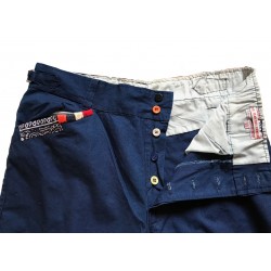 PANTALON BLEU DE CHINE BANDANS HAND STITCH 2