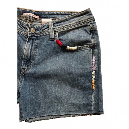 DENIM SHORT HAND STITCH DENIM SHORT HAND STITCH