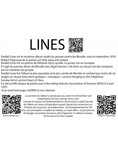 BLONDIES VYNIL MUSIC ARTSONG