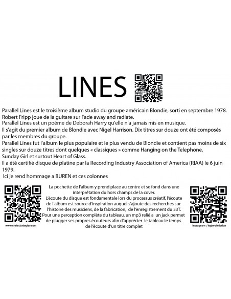 BLONDIES VYNIL MUSIC ARTSONG