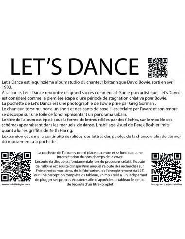 BOWIE MUSIC POPART ART