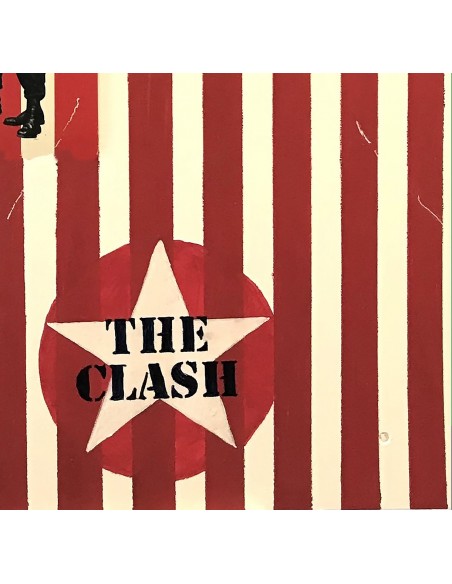 THE CLASH VINYL ART PAINT MUSIC THE CLASH VINYL ART PAINT MUSIC