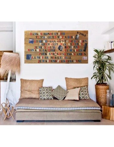 FRANCOISE HARDY MUSIC VINYL POPART