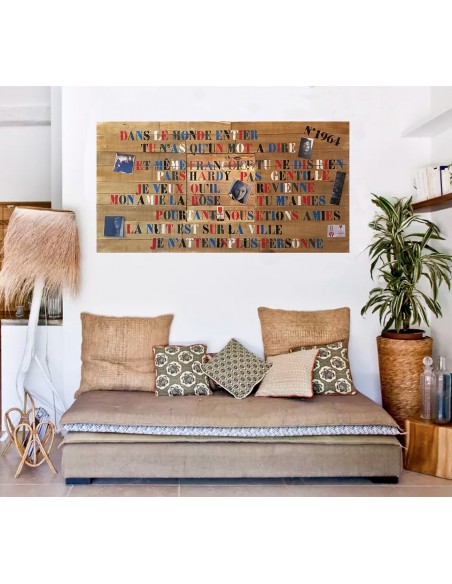 FRANCOISE HARDY MUSIC VINYL POPART