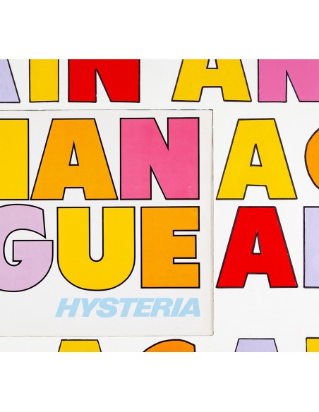 HUMAN LEAGUE MUSIC VINYL ART POPART