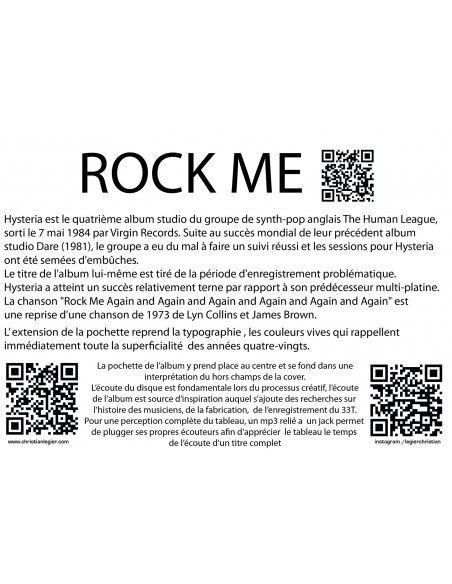 HUMAN LEAGUE MUSIC VINYL ART POPART