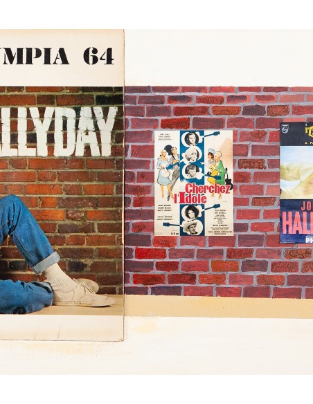 JOHNNY HALLIDAY MUSIC VINYL ART