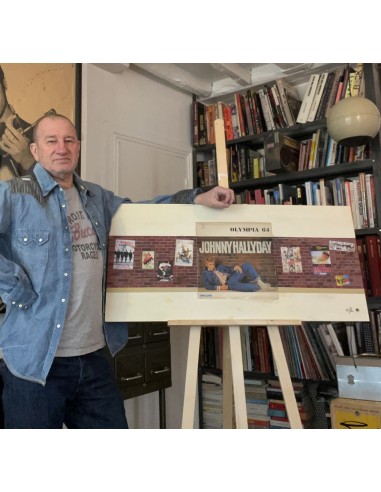 JOHNNY HALLIDAY MUSIC VINYL ART