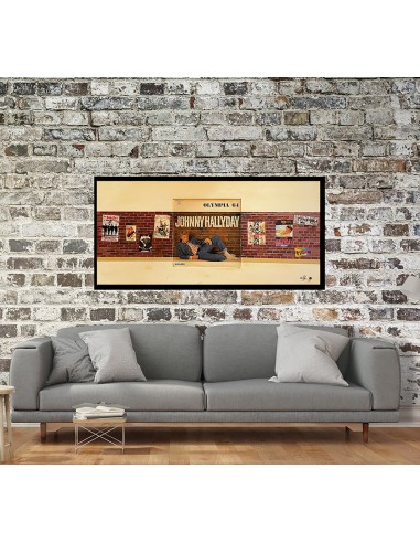 JOHNNY HALLIDAY MUSIC VINYL ART