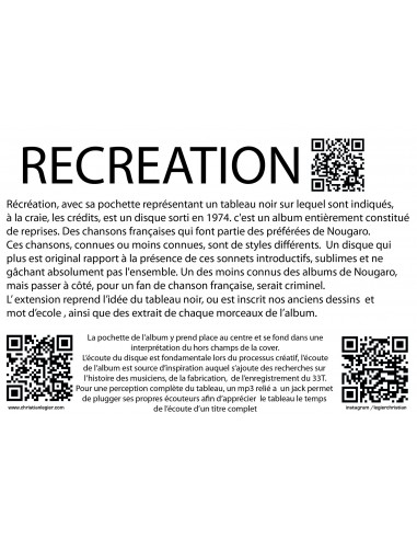 CLAUDE NOUGARO MUSIC ART VINYL